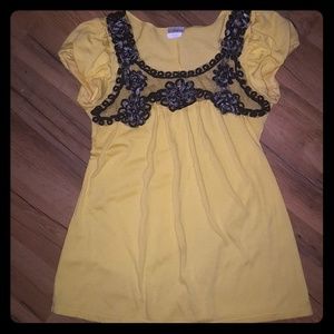 DayTrip Yellow & Black top